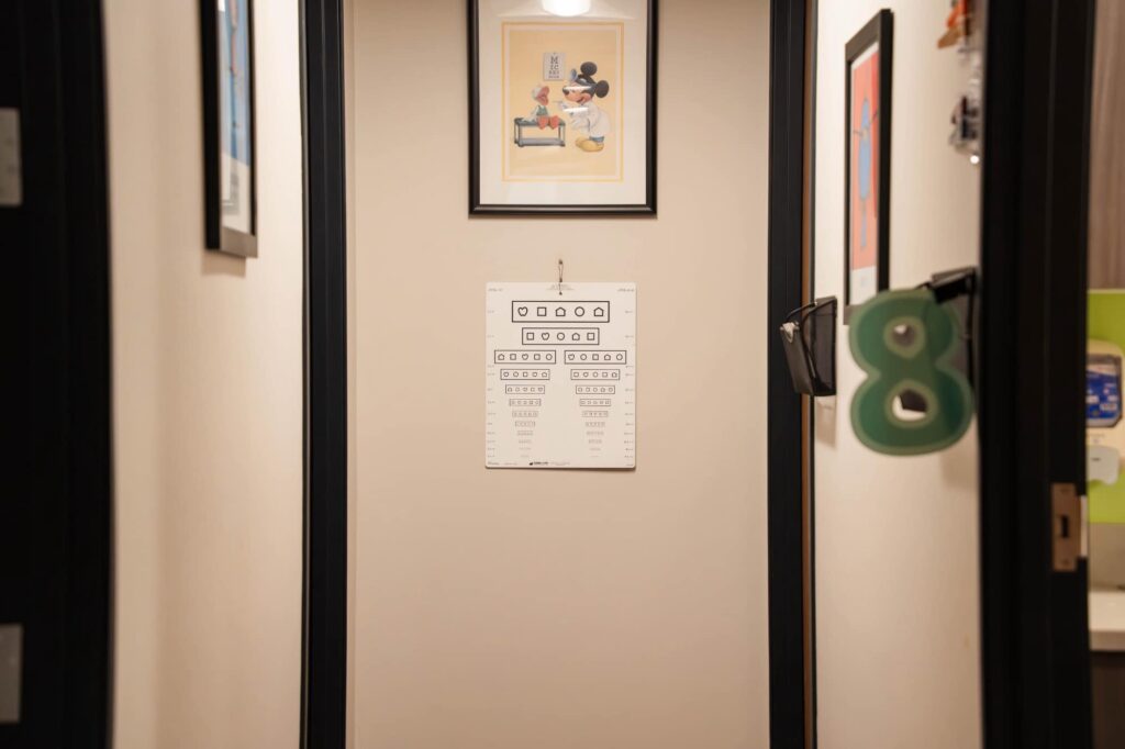 Hallway inside the Sapphire Pediatrics office